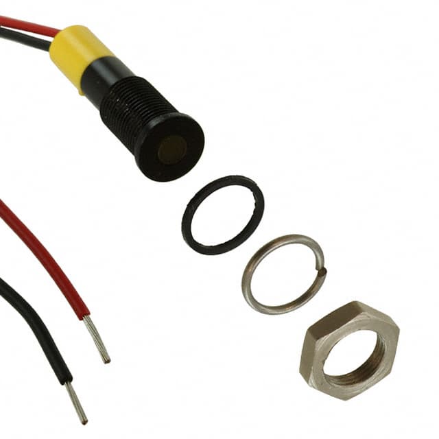 Q6F3BXXY12E LED PM INDICATOR FLUSH YLW