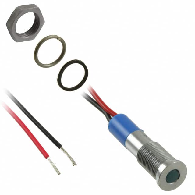 Q6F3CXXB24E LED PANEL MOUNT INDICATOR BLUE