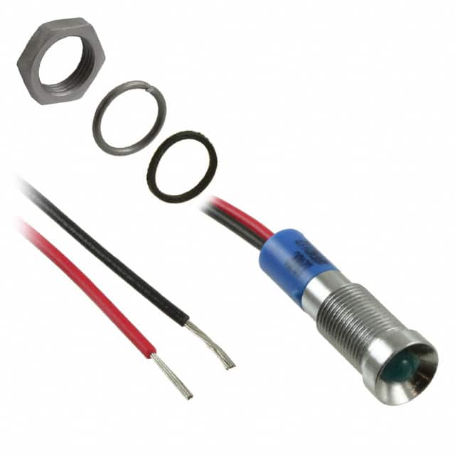 Q6R3CXXB12E LED PM INDICATOR RECESSED BLUE