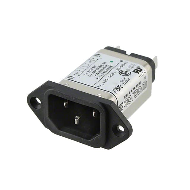 6609001-1 PWR ENT RCPT IEC320-C14 PANEL QC