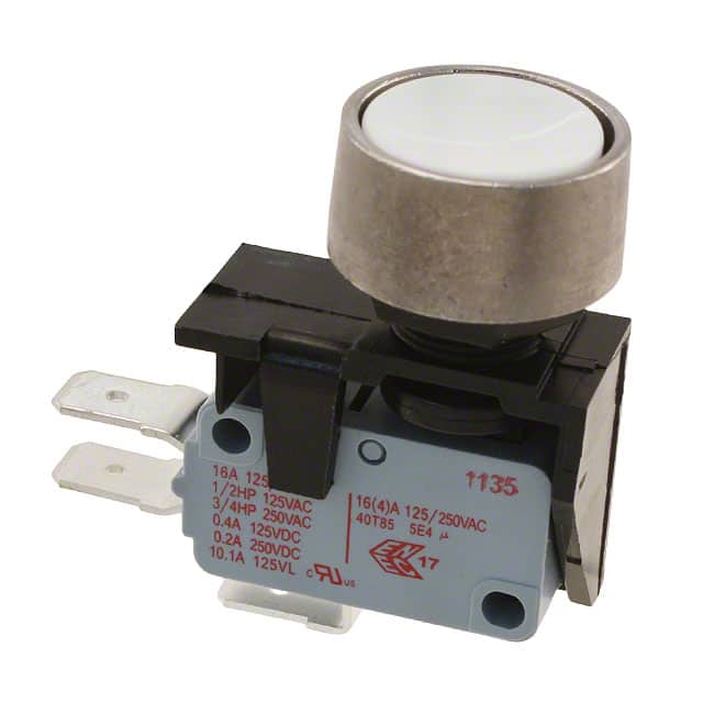 3832510KW SWITCH PUSHBUTTON SPDT 16A 250V