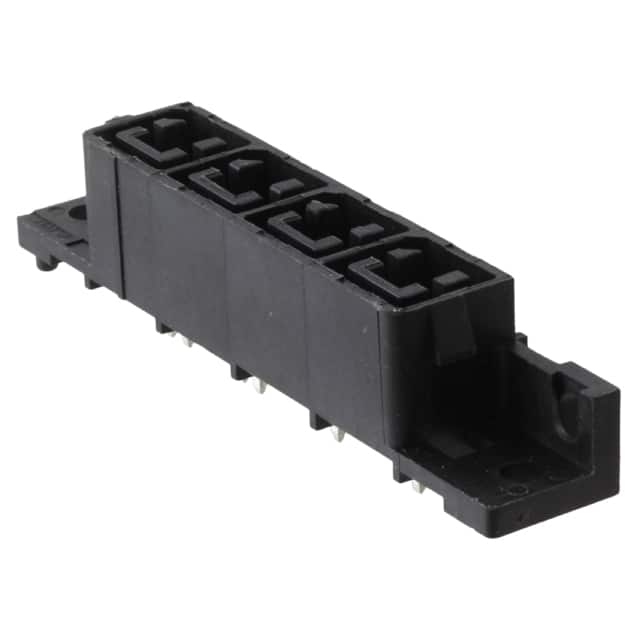 556881-4 CONN RCPT 4POS 11.18MM PCB SLDR