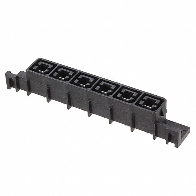 556881-6 CONN RCPT 6POS 11.18MM PCB SLDR