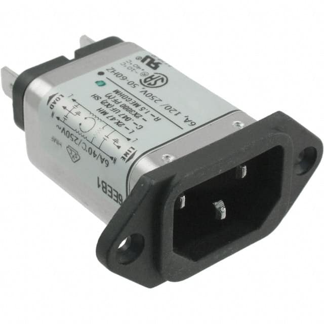 6EEB1 PWR ENT RCPT IEC320-C14 PANEL QC