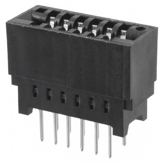 650207-1 CONN EDGE DUAL FMALE 12POS 0.125