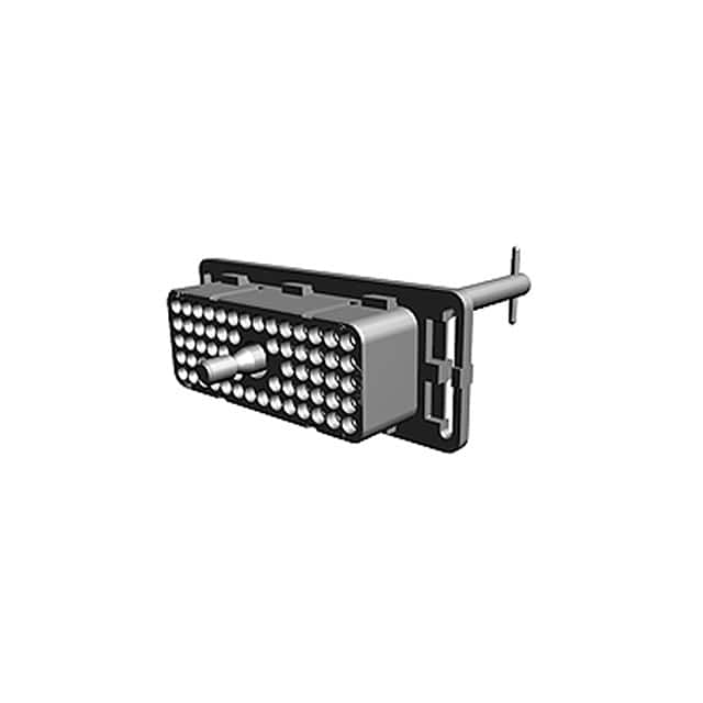 208334-2 CONN PLUG 62POS PNL MT .197