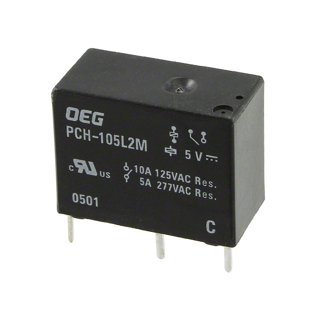 PCH-105L2M,000 RELAY GEN PURPOSE SPST 5A 5V