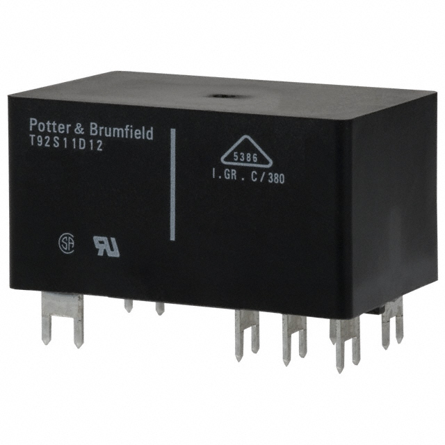 T92S11D12-110 RELAY GEN PURPOSE DPDT 30A 110V