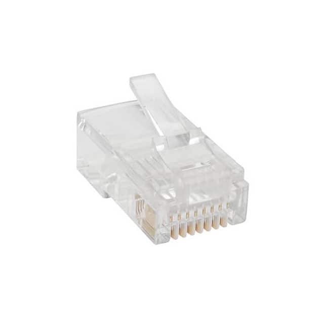 N030-100-STR CAT5E RJ45 MODULAR PLUGS ROUND S