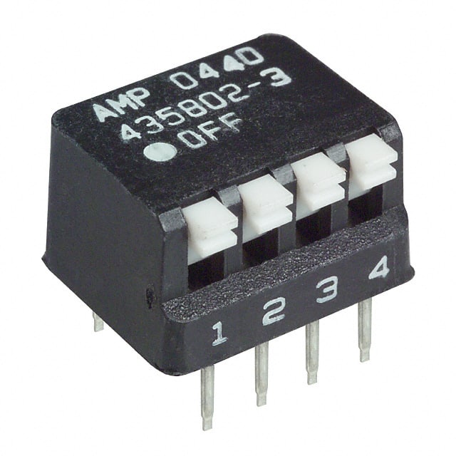 435802-3 SWITCH PIANO DIP SPST 25MA 24V