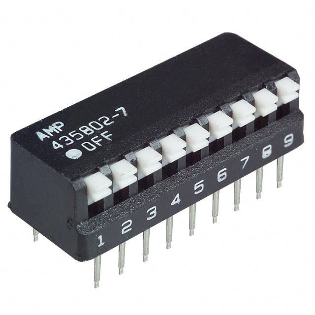 435802-7 SWITCH PIANO DIP SPST 25MA 24V