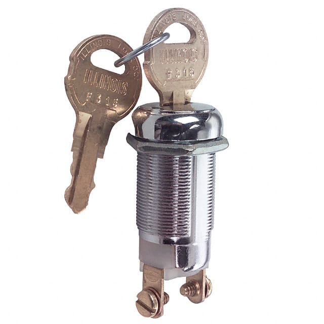 SWK123F315 SWITCH KEYLOCK 2POS SPST 5A 115V