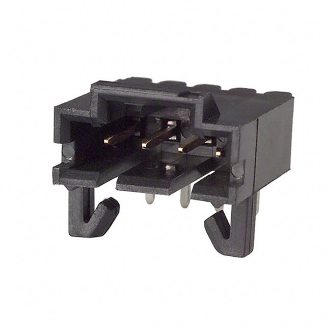 103904-3 CONN HEADER RT/A .100 4POS 30AU