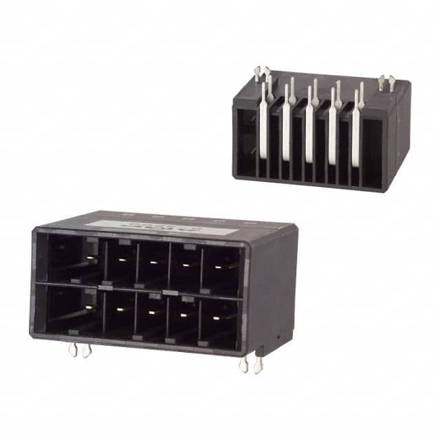 3-316080-2 CONN HDR 10POS R/A KEY-XY 15GOLD