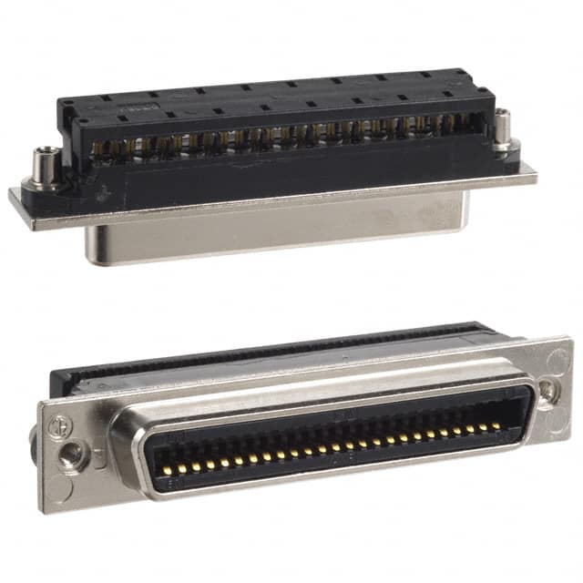 554436-2 CONN CHAMP 50 POS RECEPT SHIELD