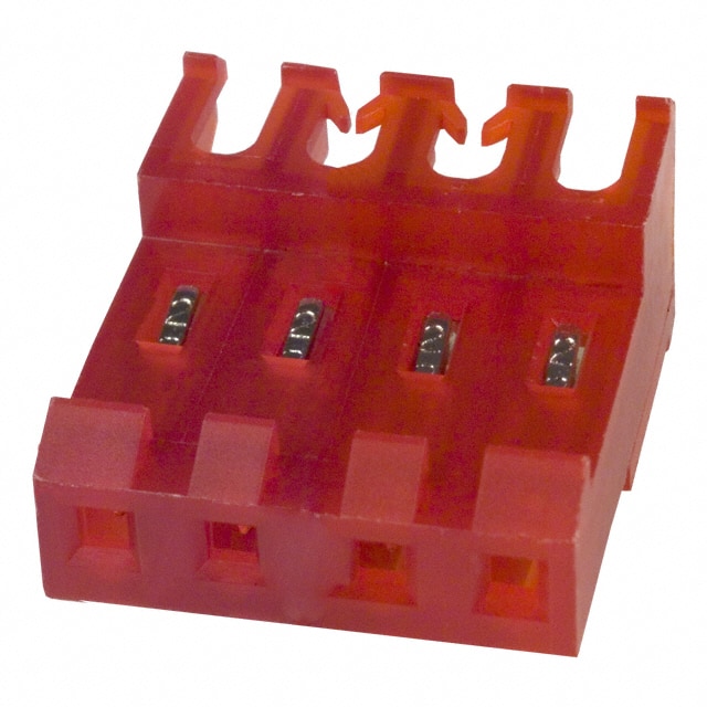 640601-4 CONN RECEPT 4POS 22AWG MTA156