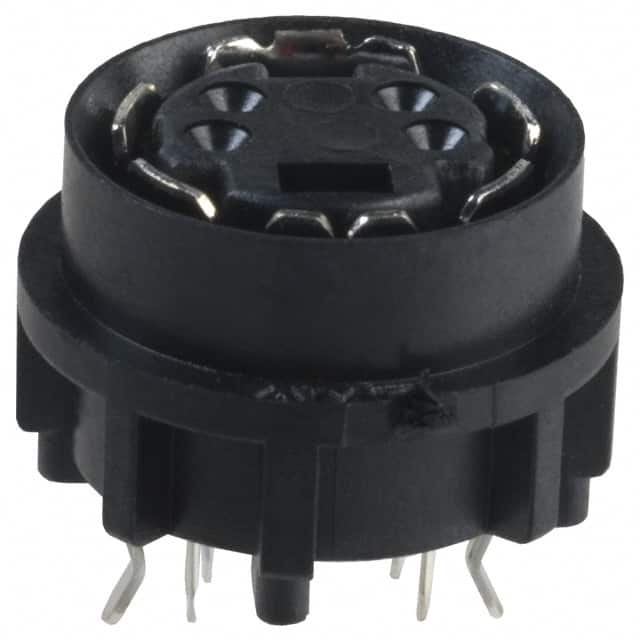 750315-1 CONN RCPT FMALE MINI DIN 4P SLDR