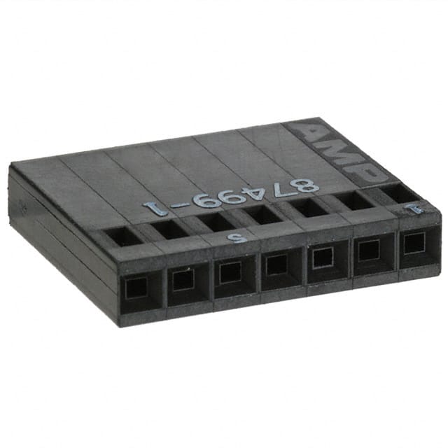 87499-1 CONN HOUSING 7POS .100 SINGLE