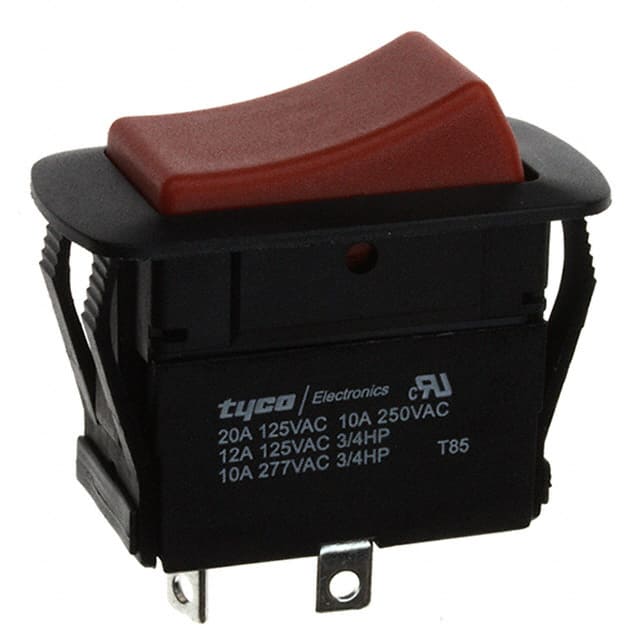1571095-8 SWITCH ROCKER SPST 20A 125V