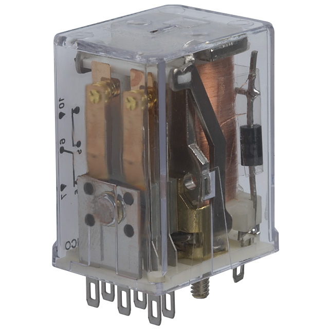 R10-E1L2-115V RELAY GEN PURPOSE DPDT 7.5A 115V