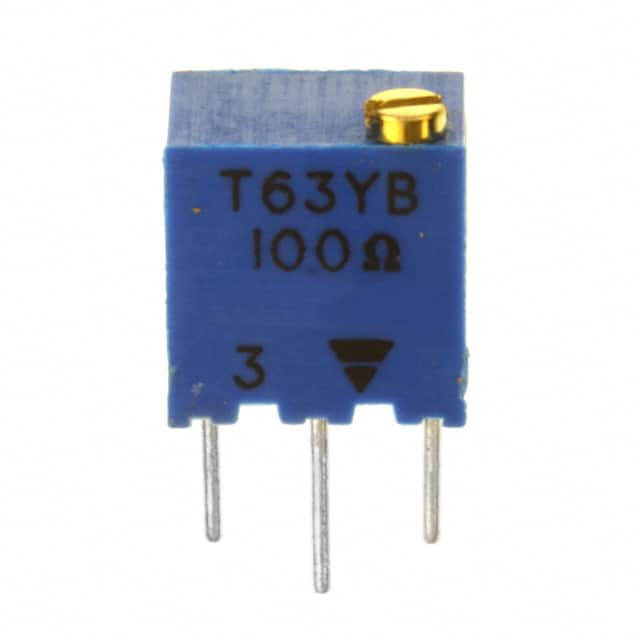 T63YB101KT20 TRIMMER 100 OHM 0.25W TH
