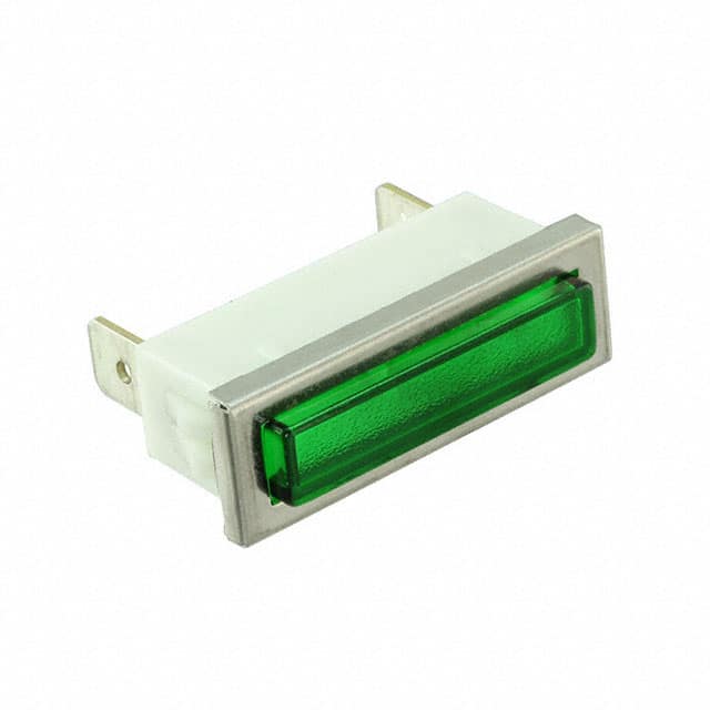 2390QD5-28V INDICATOR NEON GREEN PANEL MNT
