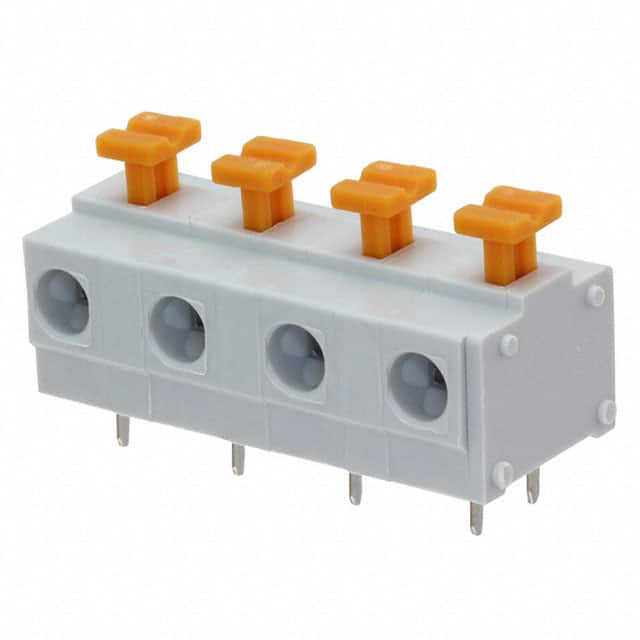 691411410004 TERM BLOCK 4POS SIDE ENT 7.62MM