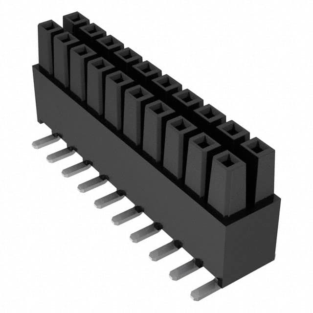 IPS1-110-01-L-D-VS .100 DOUBLE ROW SHROUDED SOCKET