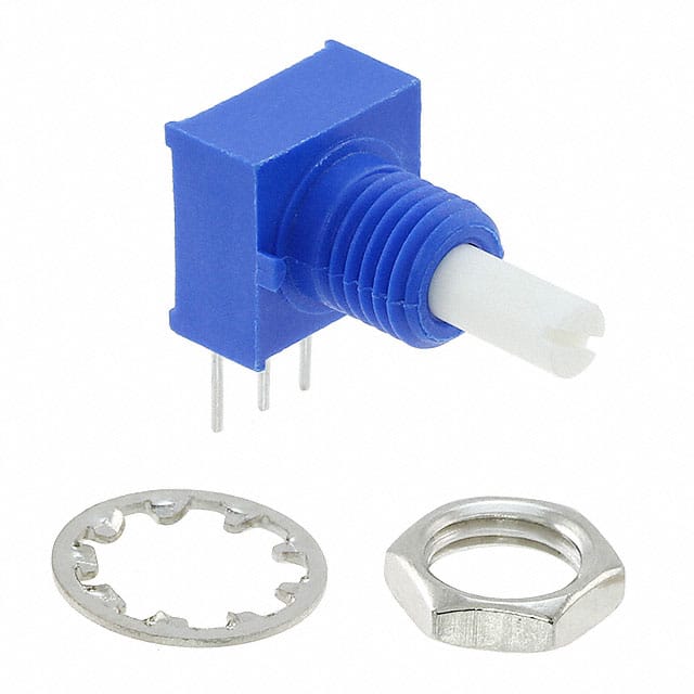 3315C-001-006 ENCODR 9MM SQ RT/ANGL W/NUT&WSHR