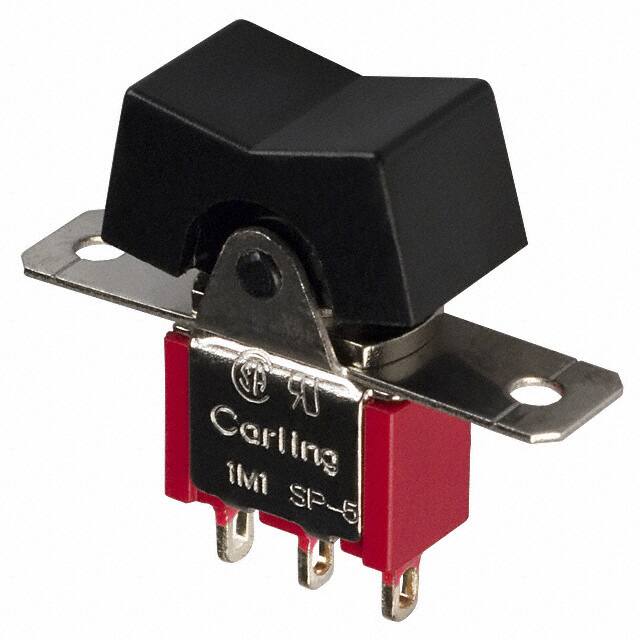 1M1-SP5-R1/2-M1QE SWITCH ROCKER SPDT 5A 125V
