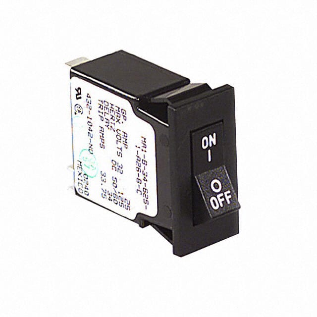MA1-B-34-625-1A26-B-C CIR BRKR 25A 250VAC 80VDC