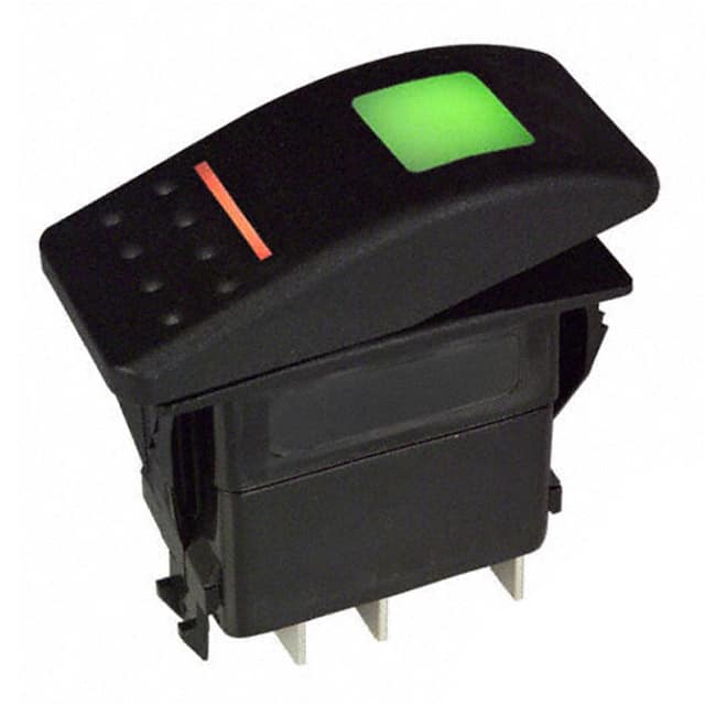 V1D2GHNB-AAC00-000 SWITCH ROCKER SPST 20A 12V