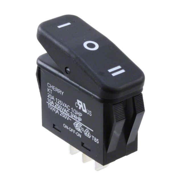 KTG2CNB1BBNNNN SWITCH ROCKER SPDT 20A 125V