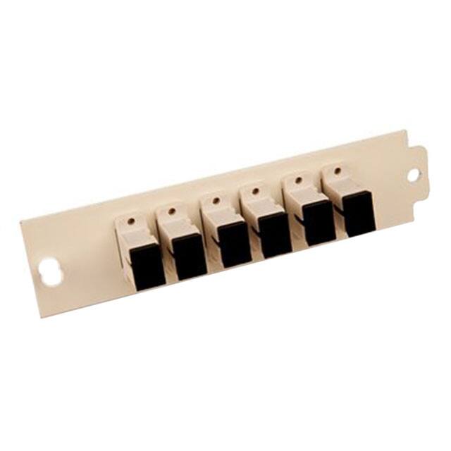 8406-CM CONN COUPLER RCPT SC-SC 6-PLEX