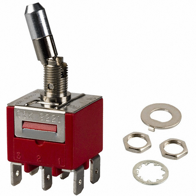 9221K1Z4QD SWITCH TOGGLE DPDT 10A 125V