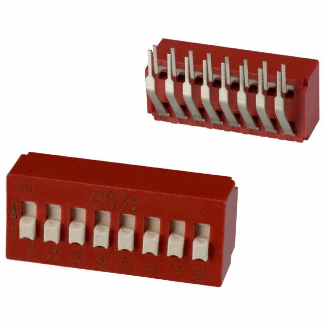 BD08AV SWITCH SLIDE DIP SPST 100MA 5V