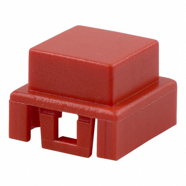 BTNK0140 CAP TACTILE SQUARE RED