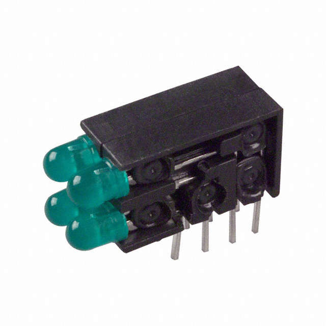 5684F5_5_5_5 LED GREEN QUAD 2X2 T1 PCB