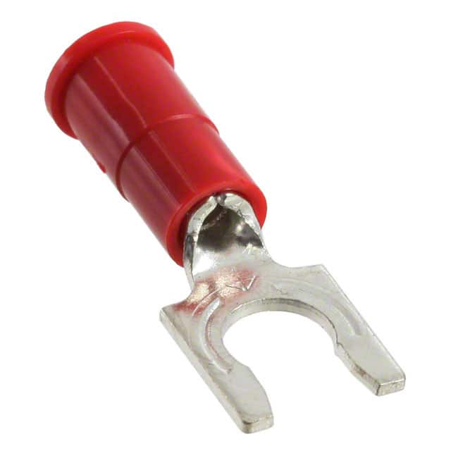 MH18-10FLK CONN SPADE TERM 18-22AWG #10 RED