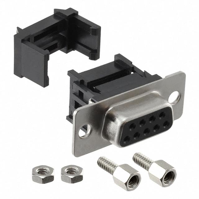 400F0-09-1-004S CONN D-SUB RCPT 9POS STR IDC