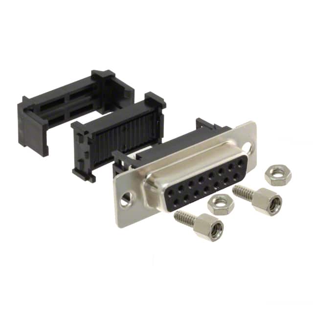 400F0-15-1-004S CONN D-SUB RCPT 15POS STR IDC