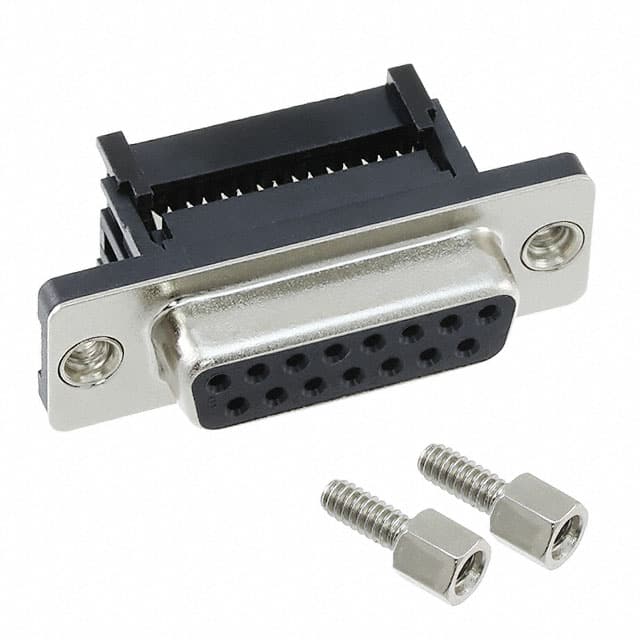 410F0-15-1-00 CONN D-SUB RCPT 15POS STR IDC