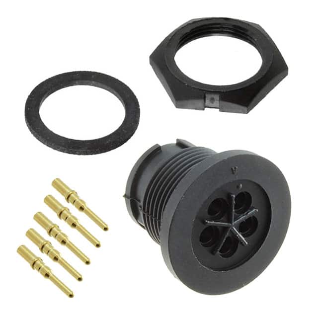 7380-5PG-300 CONN RCPT MALE 5POS GOLD CRIMP