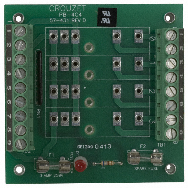 PB-4C4 I/O MOUNTING BOARD C4 4POS