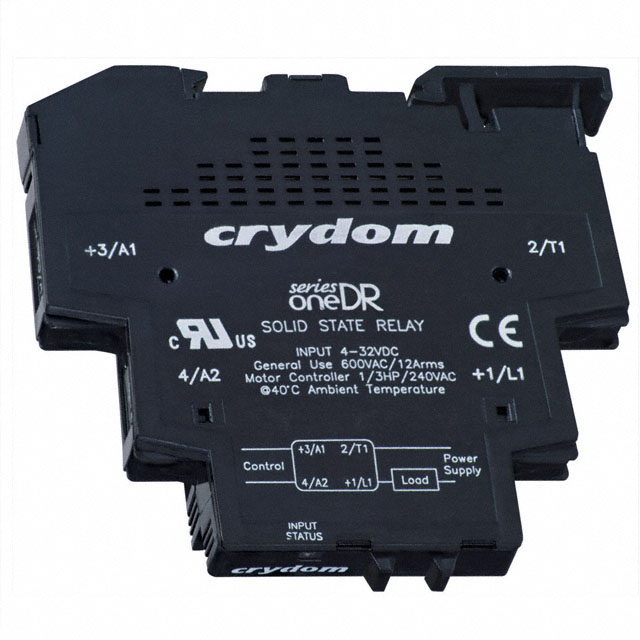 DR24A12 RELAY SSR DIN RAIL AC OUT 12A