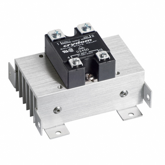 HS172-D2450 RELAY SSR SPST 36A W/HEATSINK ZC