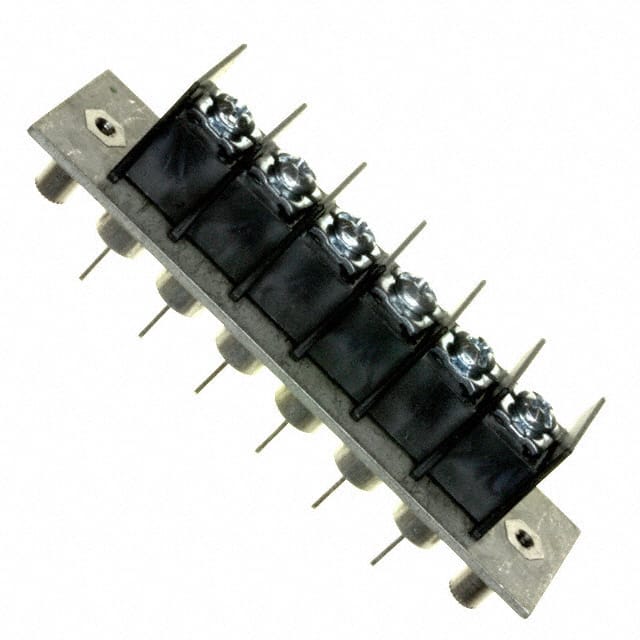 7606-551NLF CONN BARRIER STRIP 6CIRC 0.437