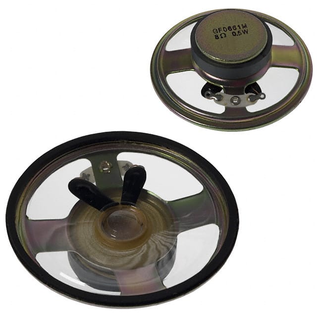 GF0661M SPEAKER 8OHM 500MW TOP PORT 88DB