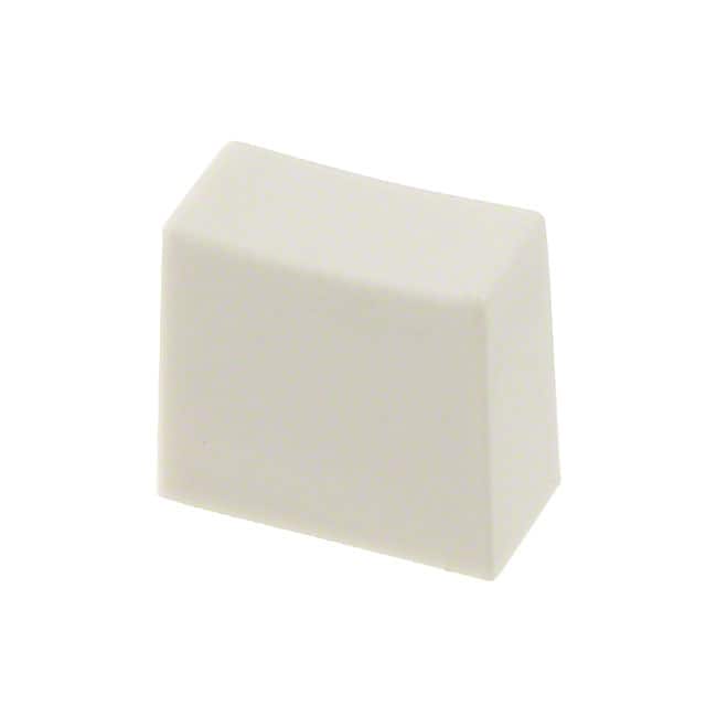 1CWHT CAP PUSHBUTTON RECTANGULAR WHITE