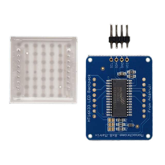 1051 1.2 8X8 YELLOW-GREEN LED MATRIX